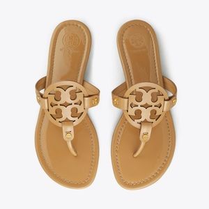 Tory Burch Patent Leather “Miller” Sandal Size 10